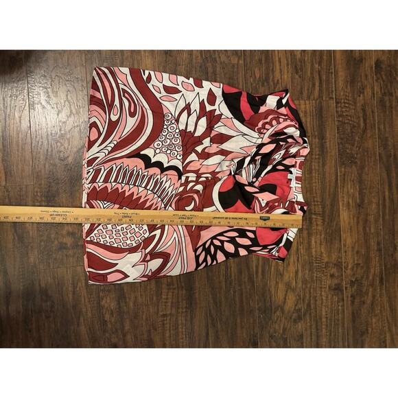 Maison d'Amelie Sleeveless Paris Top Red Multi Color Size XS - Picture 4 of 6